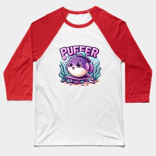 Puffer Fish Baseball T-Shirt